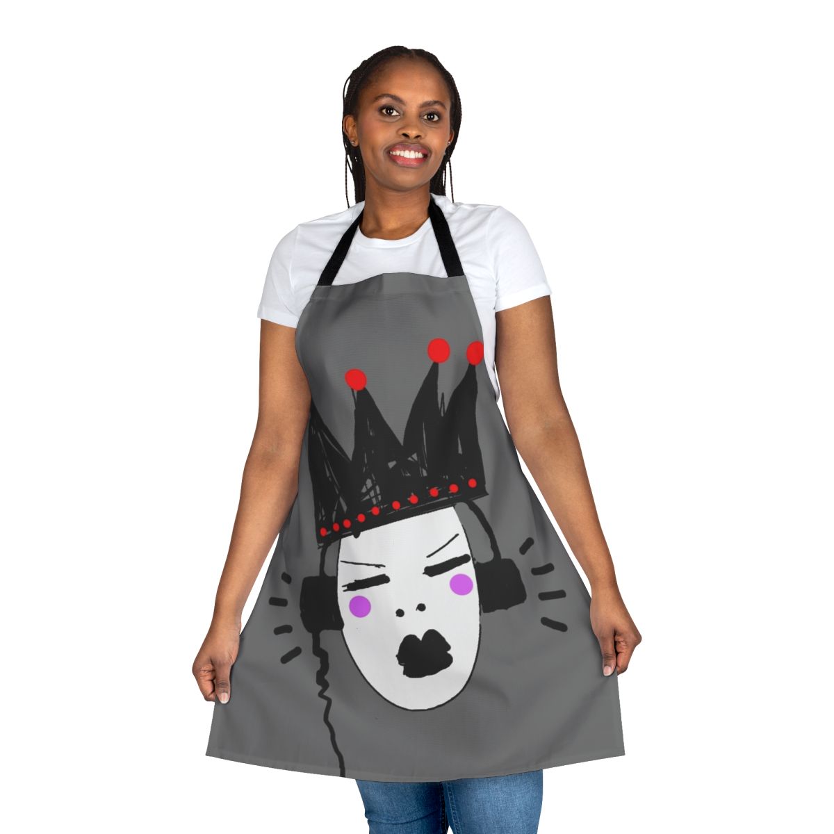 A high-quality kitchen apron with a stylish design, perfect for cooking and baking.