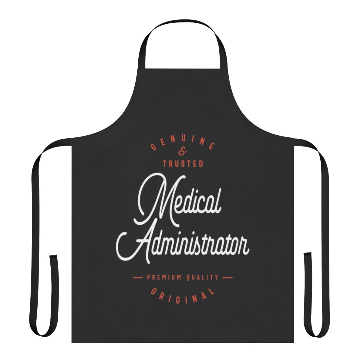 A stylish and functional medical administrator apron for healthcare professionals.