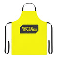 Spizzenergi-inspired apron with punk-rock design