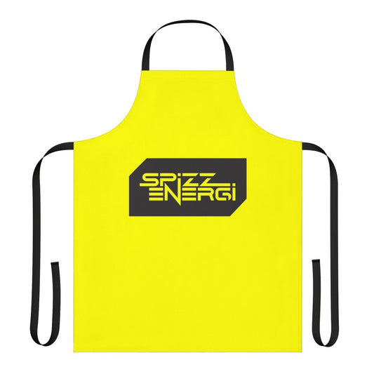 Spizzenergi-inspired apron with punk-rock design