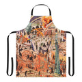 A stylish and durable apron featuring a toolmaker silhouette, perfect for creative professionals and DIY enthusiasts.