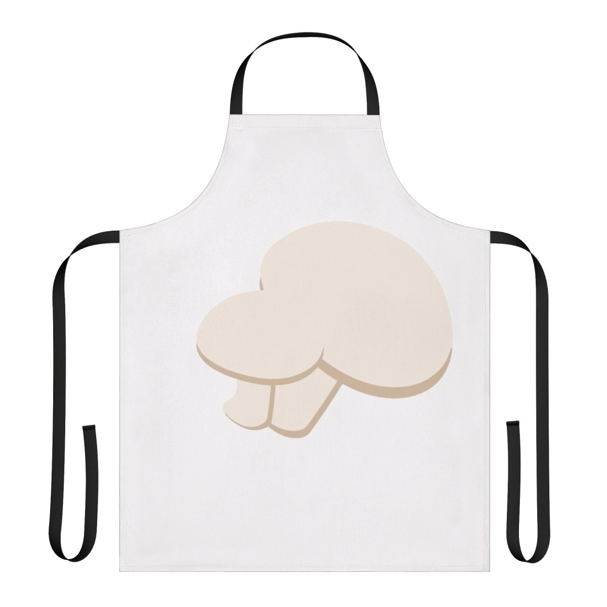 A colorful apron featuring a vegetable design, perfect for the kitchen.