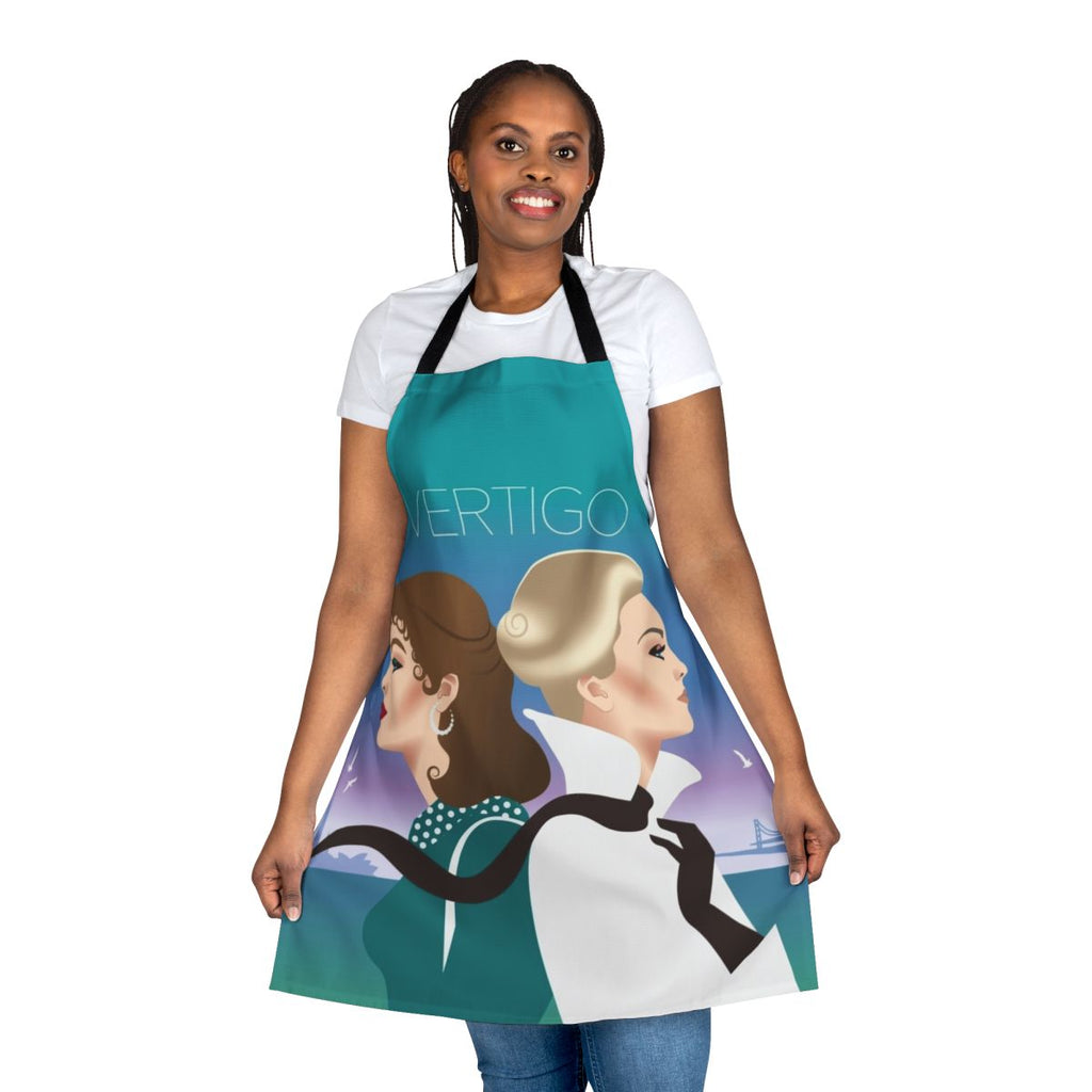 Vertigo movie-inspired apron designed by Alejandro Mogolloart