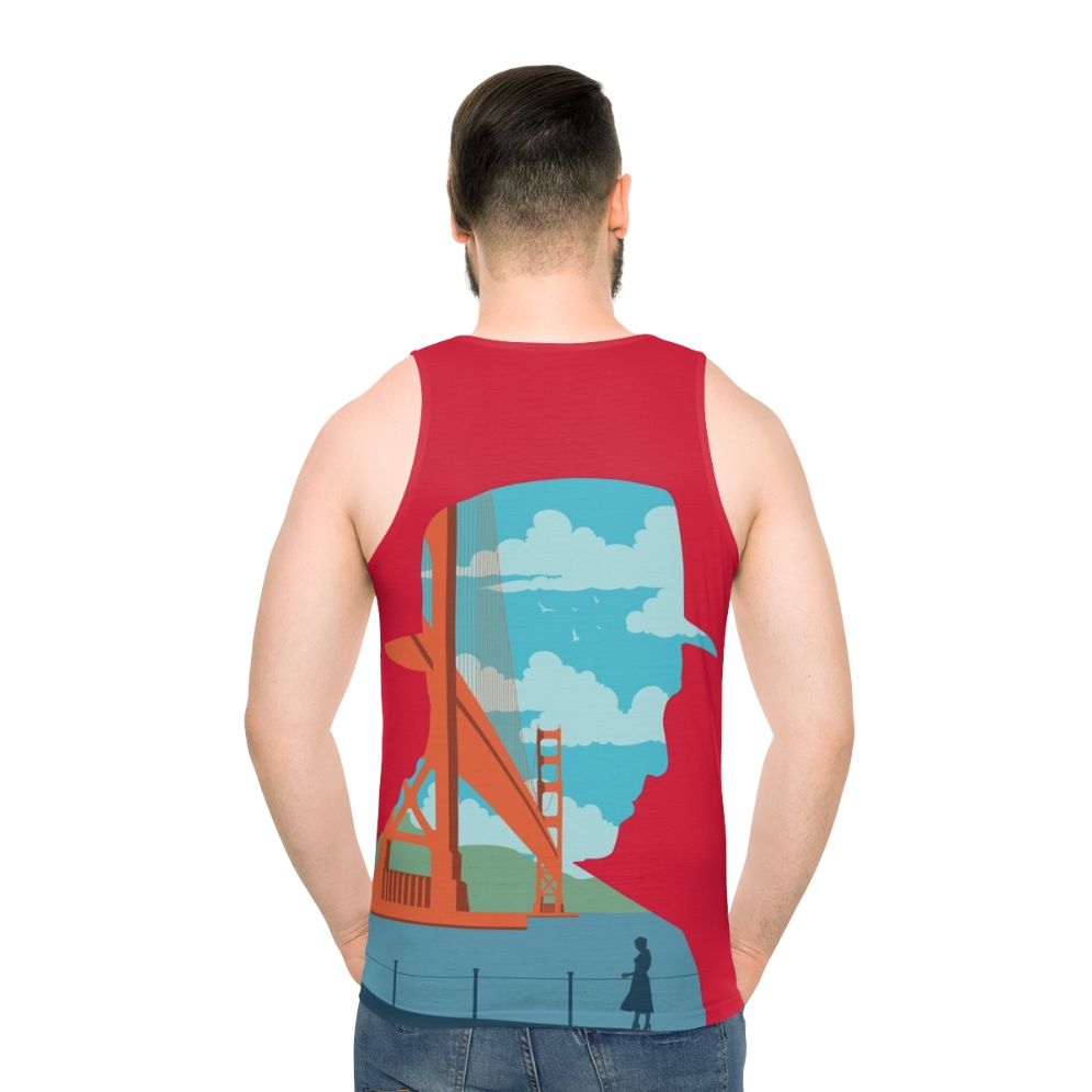 Vertigo movie inspired minimalist unisex tank top