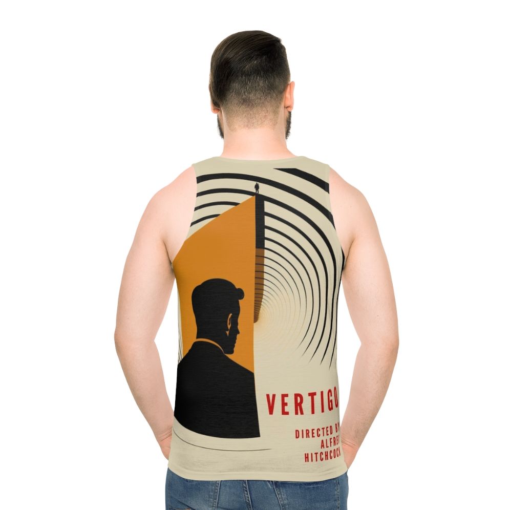 Vertigo movie poster alfred hitchcock unisex tank top