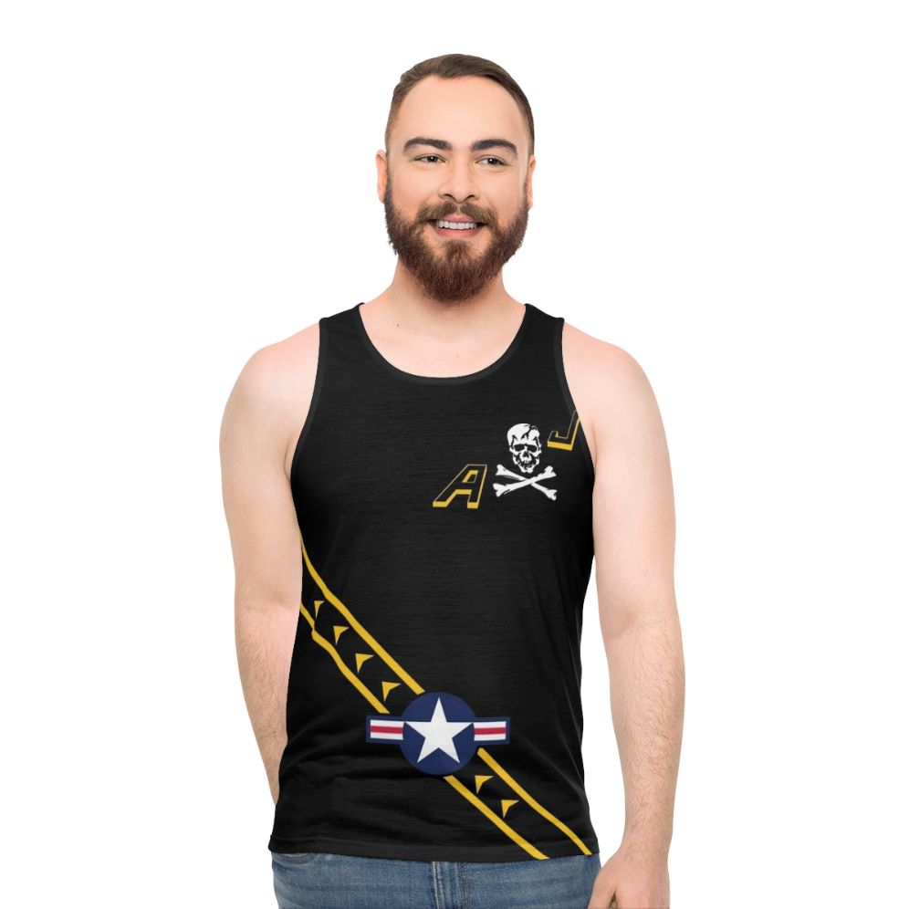 VF84 Jolly Rogers Unisex Military Aircraft Tank Top