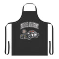 Vintage style apron with Police Academy movie theme