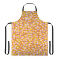 Colorful abstract geometric design apron featuring the artwork of American painter Thomas Downing