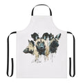 Apron featuring a colorful design of an african wild dog or painted dog