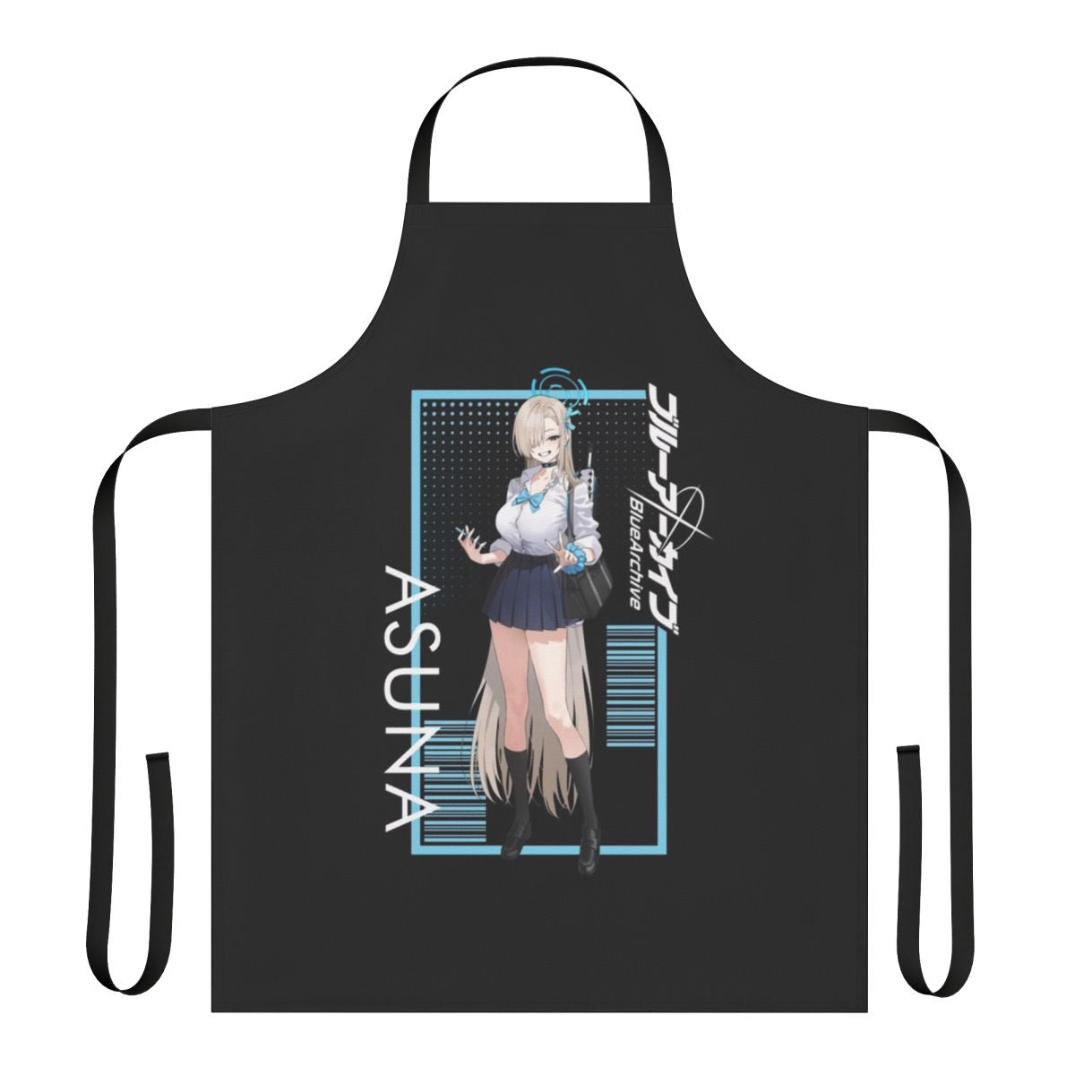 A high-quality apron featuring the popular Blue Archive anime characters.