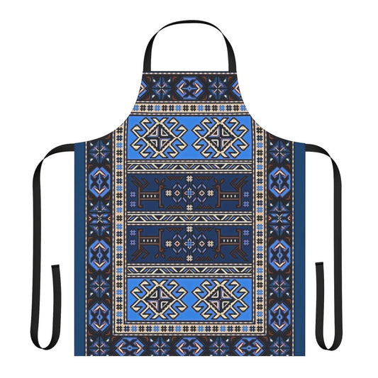 Colorful apron featuring a vibrant Armenian art pattern