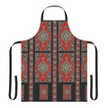 Colorful apron featuring traditional Armenian folk art and patterns