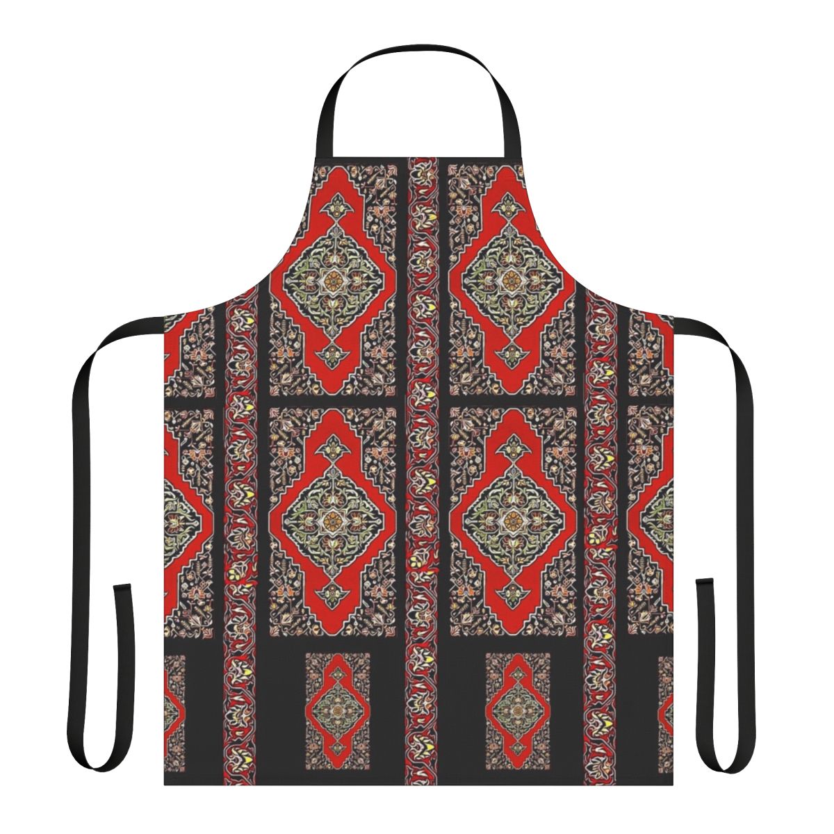 Colorful apron featuring traditional Armenian folk art and patterns
