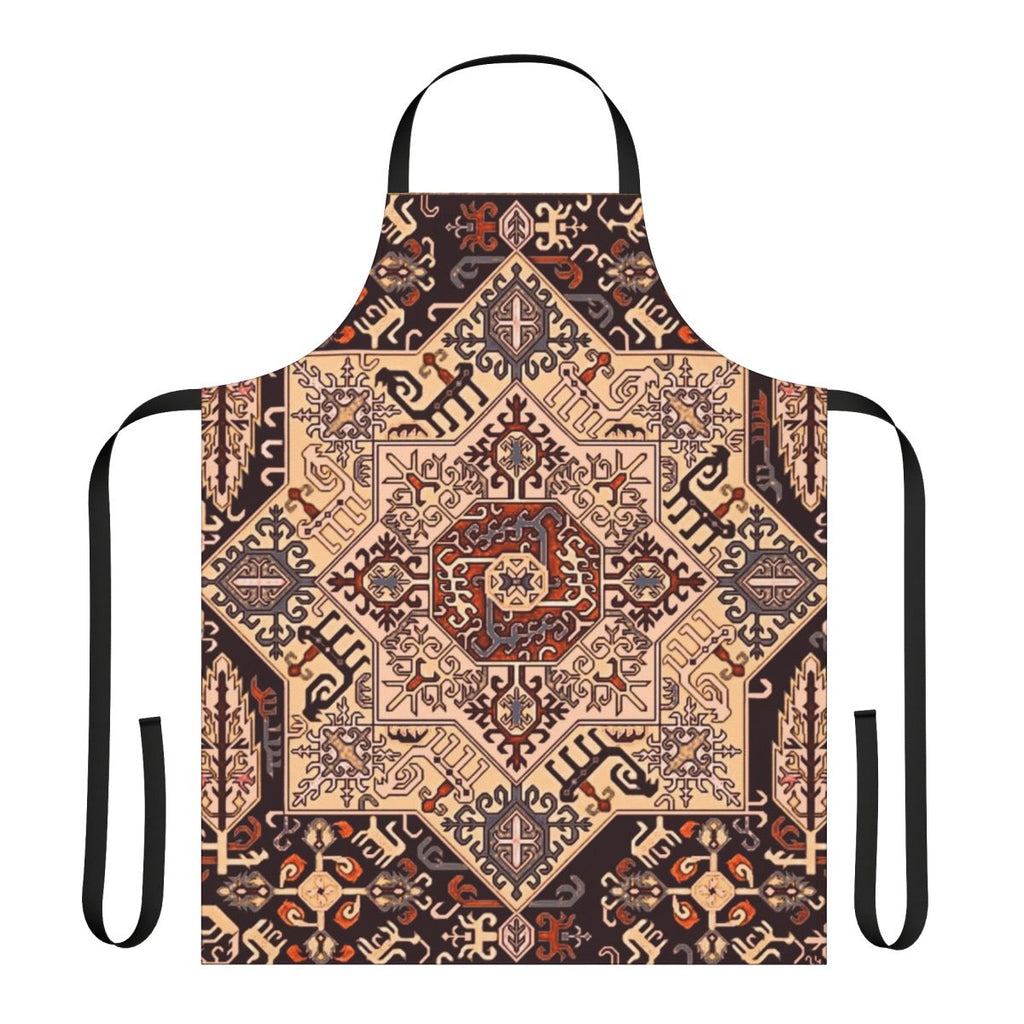 Colorful apron featuring traditional Armenian design elements and patterns