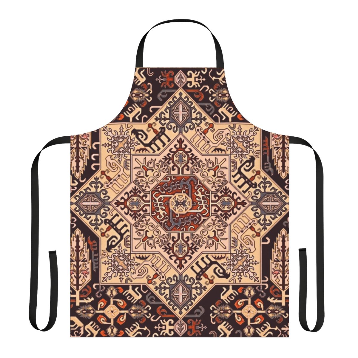 Colorful apron featuring traditional Armenian design elements and patterns
