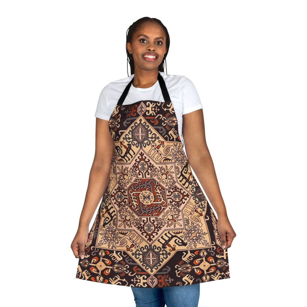 Colorful apron featuring traditional Armenian design elements and patterns