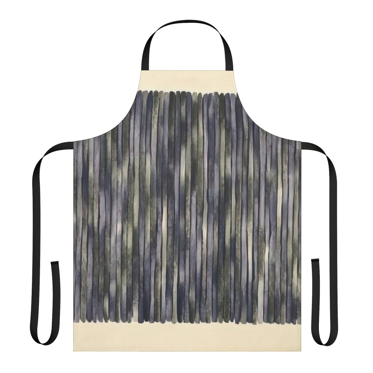 Vibrant abstract art apron featuring the colorful minimalist painting style of artist Gene Davis