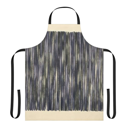 Vibrant abstract art apron featuring the colorful minimalist painting style of artist Gene Davis