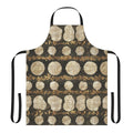 Apron featuring the unique textured pattern of an Australian goanna or monitor lizard