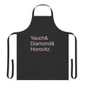 Beastie Boys inspired apron with a pink and black design