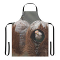 Colorful apron featuring various birds and nature-inspired designs