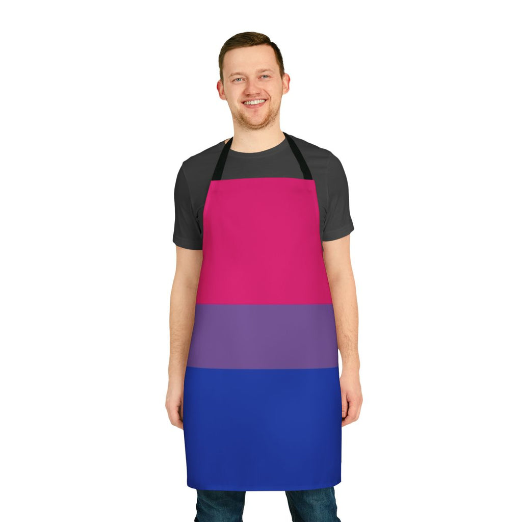 Colorful Bisexual Pride Flag Design Apron