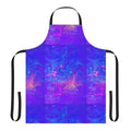 Blacklight Reactive Fluid Art Painting Apron