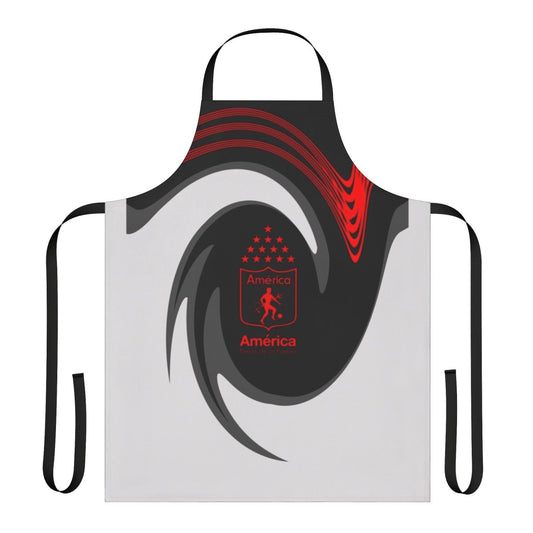 Colorful apron featuring designs inspired by the music and culture of Cali, Colombia