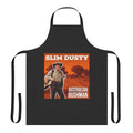 Apron featuring a vibrant, country-inspired design with graphics and text in a pop art style