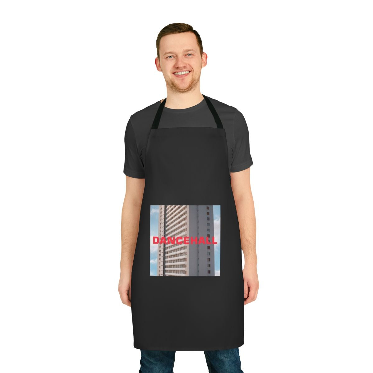 Stylish apron featuring The Blaze dancehall-inspired design