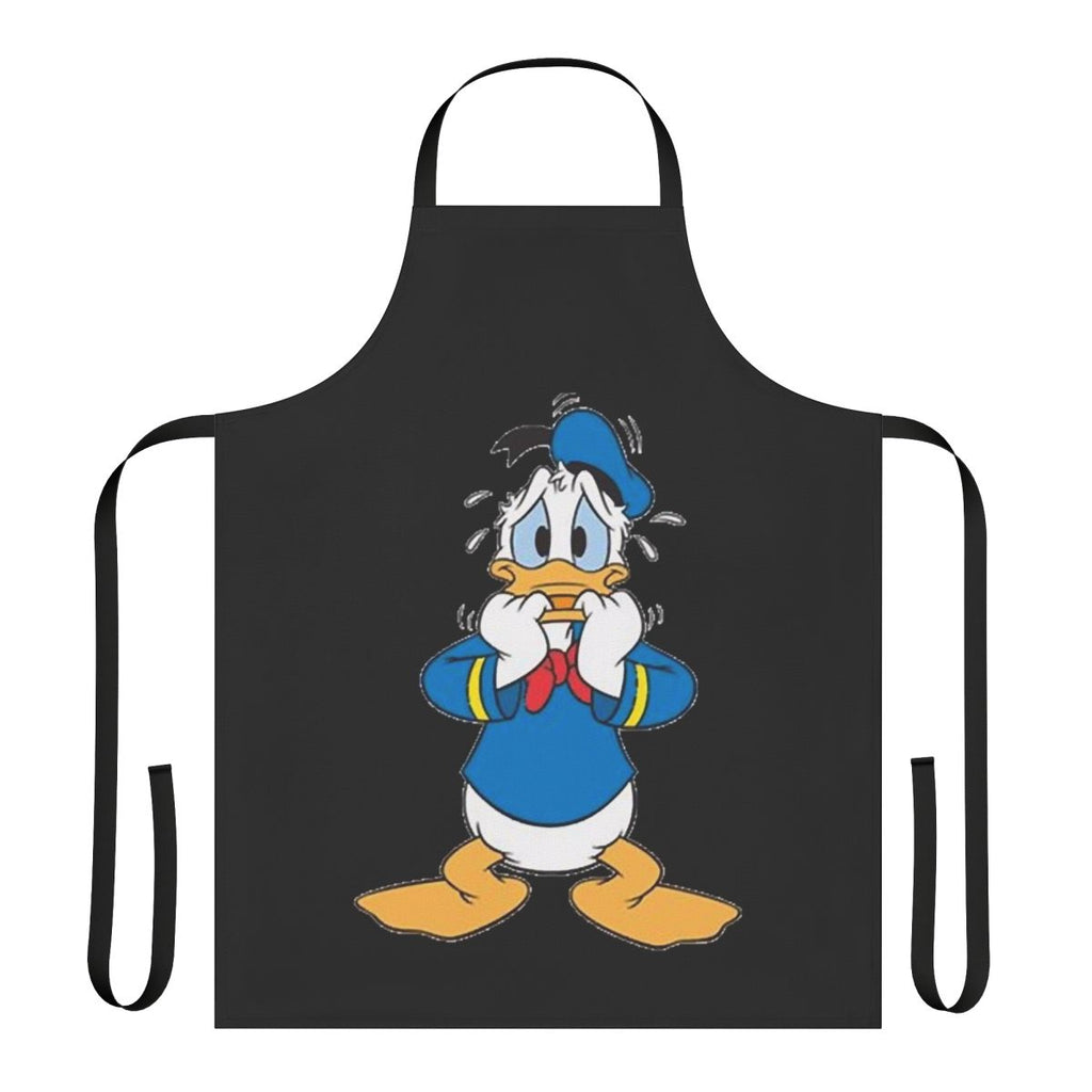 Colorful and humorous Donald Duck fan art printed on a high-quality apron