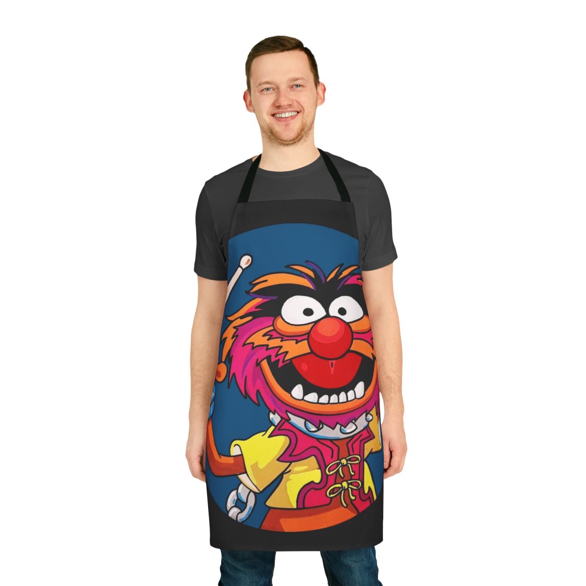 Drummer Apron featuring a colorful musical design