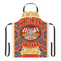 Colorful apron featuring a vintage-style Dumbo the flying elephant circus party design