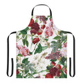Vibrant Exotic Garden Apron with Floral and Botanical Patterns