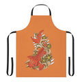 Colorful fish-patterned apron, perfect for the kitchen