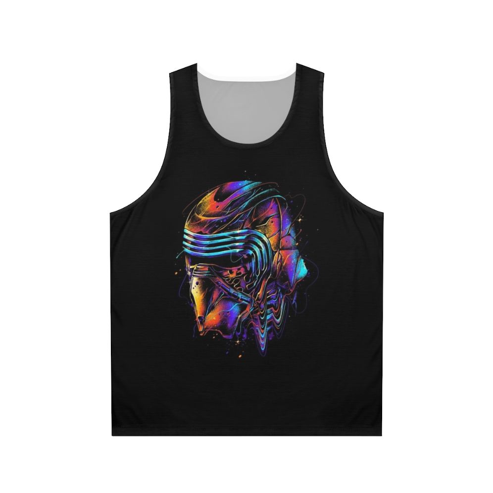 Colorful galactic unisex tank top