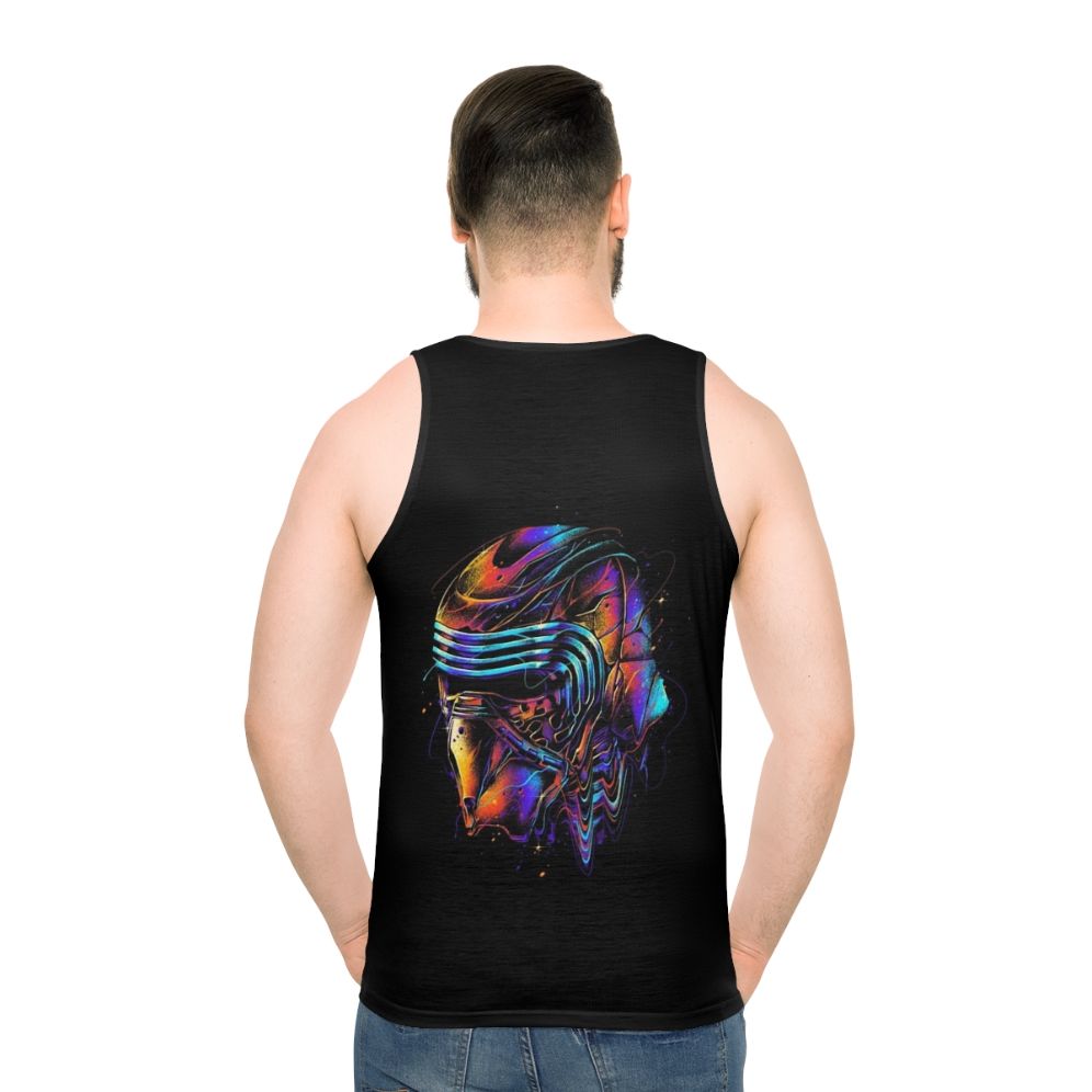 Colorful galactic unisex tank top