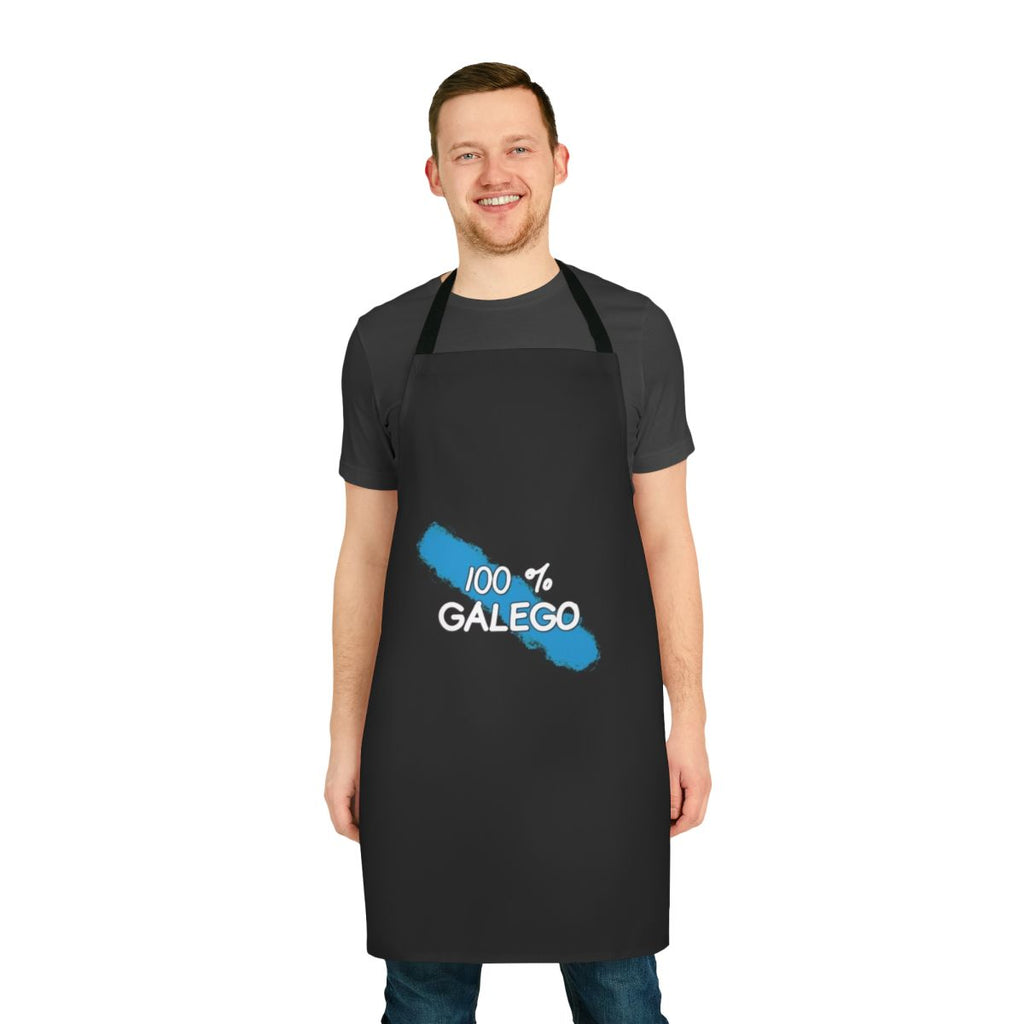 Colorful galician-style apron for travelers