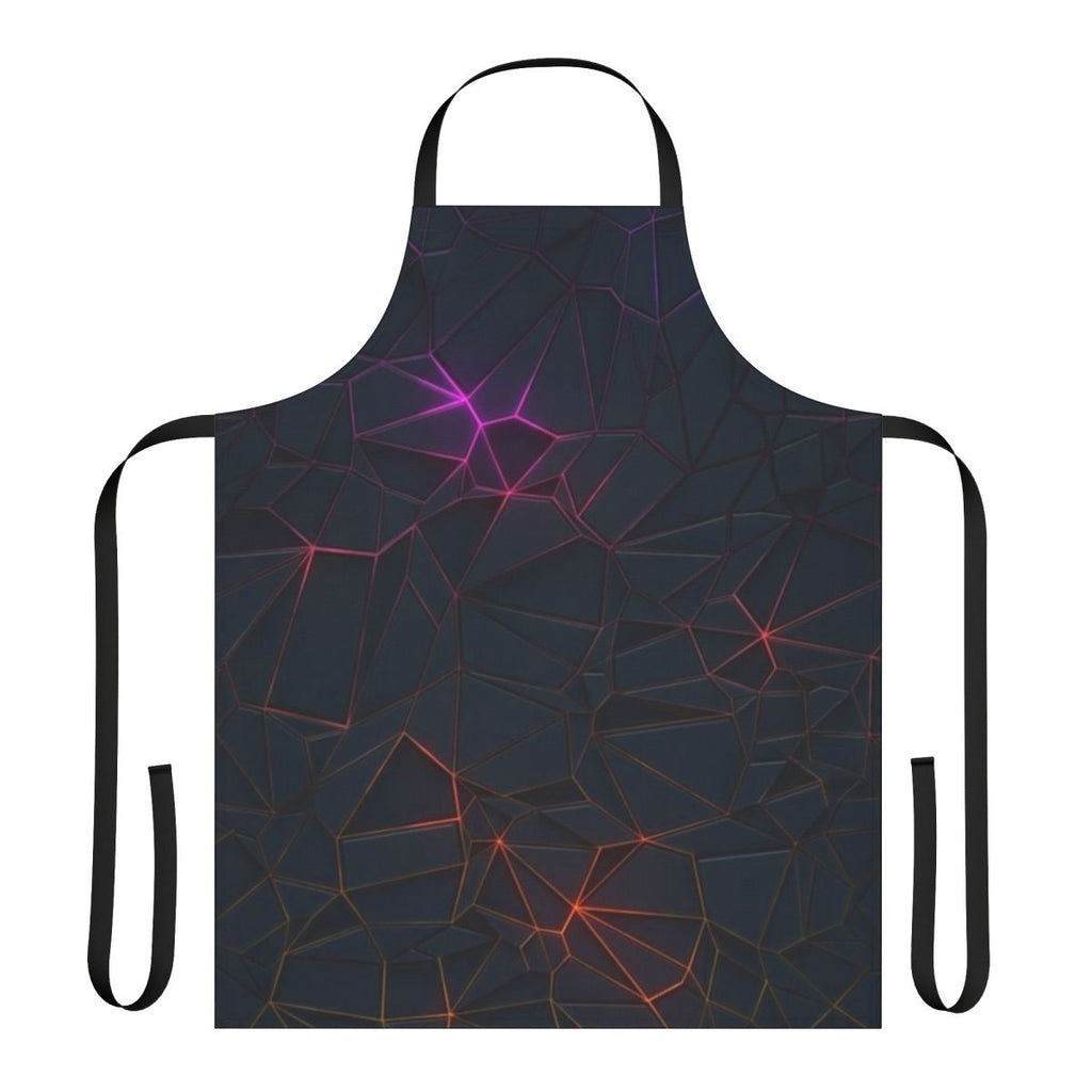 Colorful geometric and abstract pattern on an apron