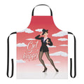 Colorful apron design featuring the iconic "Get Happy" musical number from Judy Garland's legendary Hollywood career
