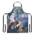 Gino Severini-inspired abstract and geometric apron in vibrant colors