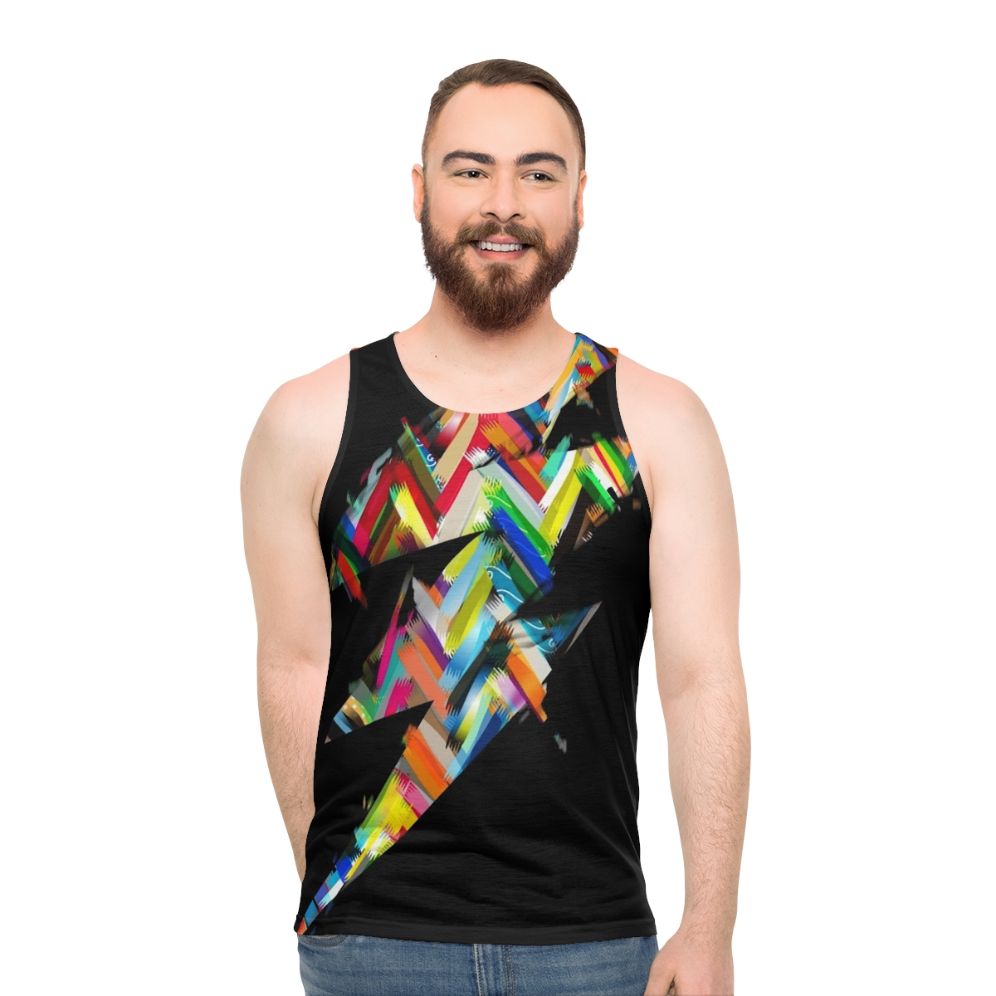 Colorful graphic unisex tank top
