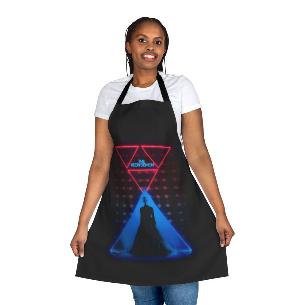 The Neon Demon-inspired colorful runway apron