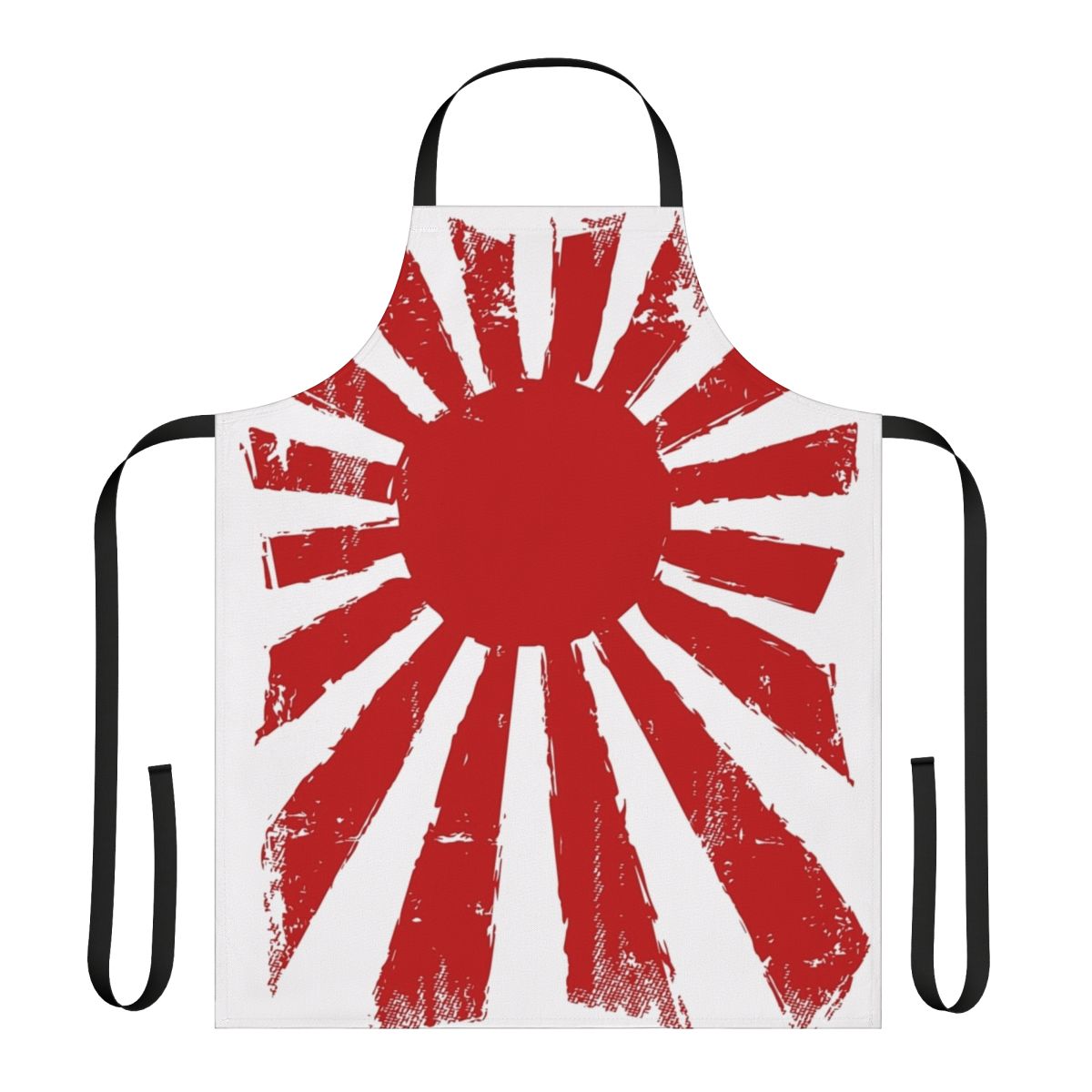 Apron featuring a vibrant Japanese rising sun design