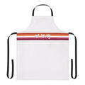 Colorful apron with lesbian pride flag design