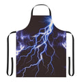 Colorful lightning graphic design on a durable, high-quality apron.