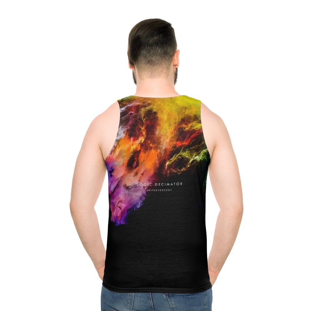 Vibrant logic decimator all over print unisex tank top