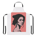 Colorful pop art apron featuring a design inspired by the music of Marina and the Diamonds