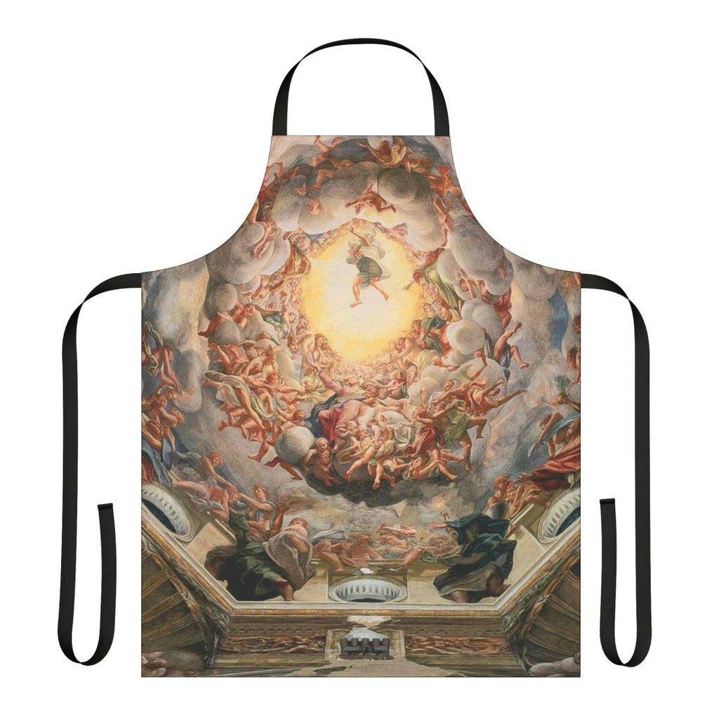 Apron featuring the iconic Sistine Chapel ceiling mural by Michelangelo