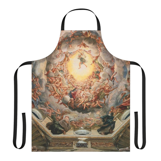 Apron featuring the iconic Sistine Chapel ceiling mural by Michelangelo